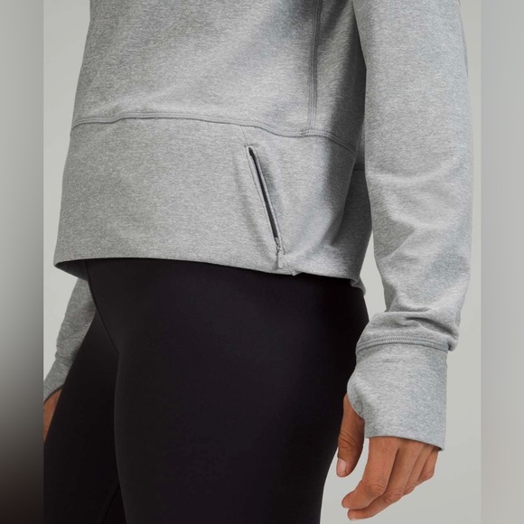 Lululemon Ready To Rulu Pullover Heathered Raceway Grey Size 6 - Picture 5 of 12